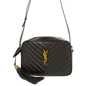 Saint Laurent Quilted Matelasse Paris Lou Camera Chain Shoulder Bag